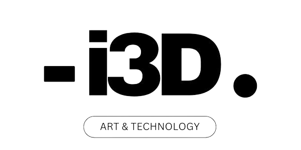 logo-i3d i3D - Transforming visions into tangible art through cutting-edge 3D printing.